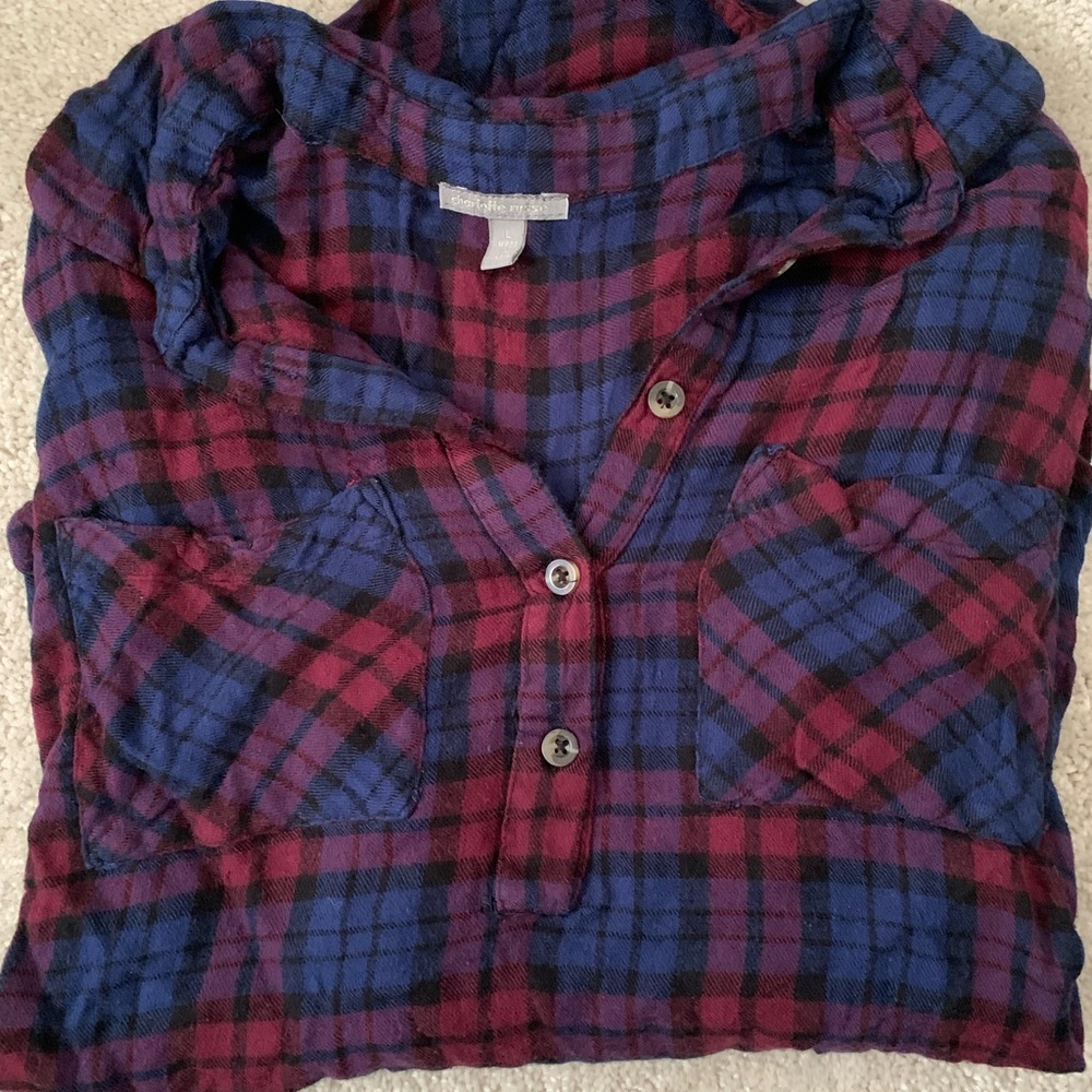 Charlotte Russe Oversized Flannel